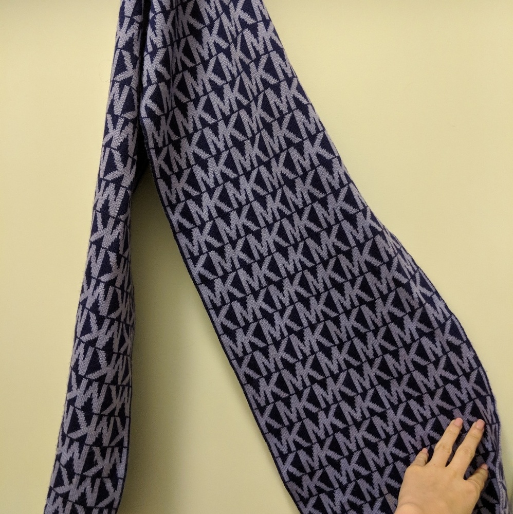 Michael Kors Purple Monogram Scarf